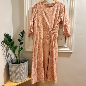 LOTINI Floral Red and White Dress